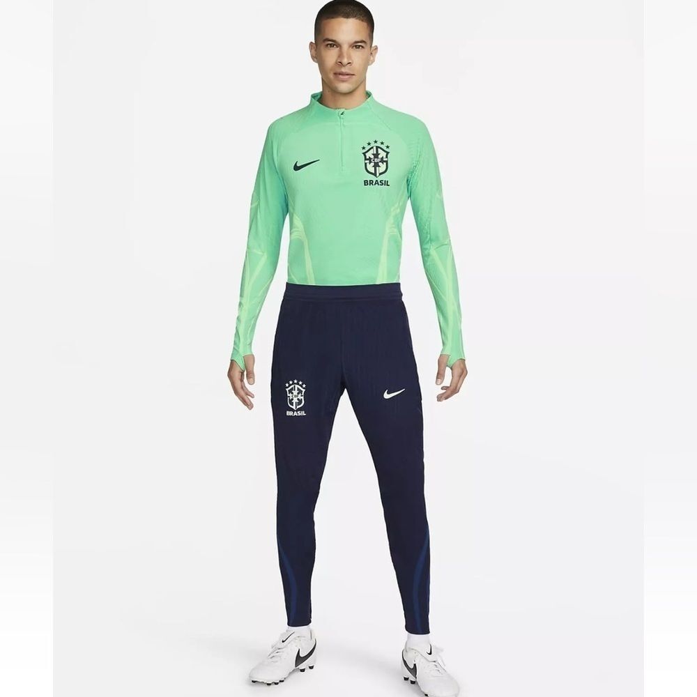 Brazil Strike Elite Nike Dri-FIT ADV Football Drill Tracksuit Sz M Light Menta